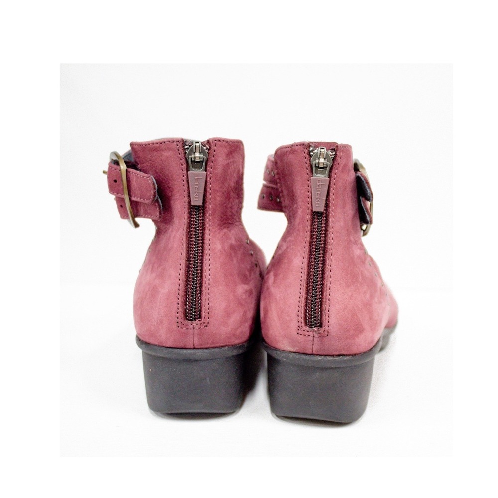 Dansko Lois Burgundy Suede Wedge Size 38 / 7.5 - 8 US SIZE - Picture 9 of 15